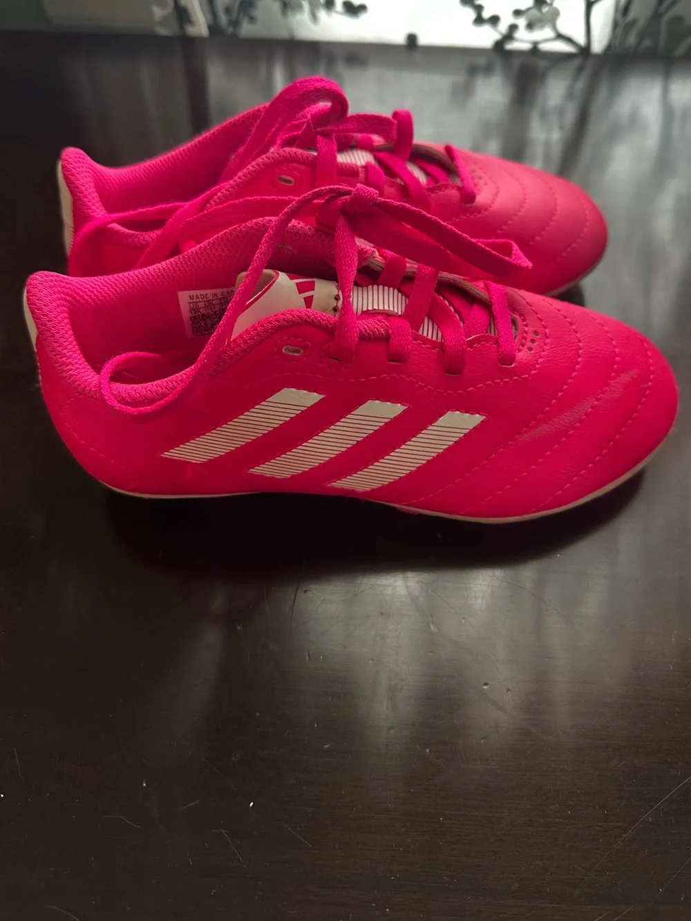 adidas Kids Hot Pink Soccer cleats